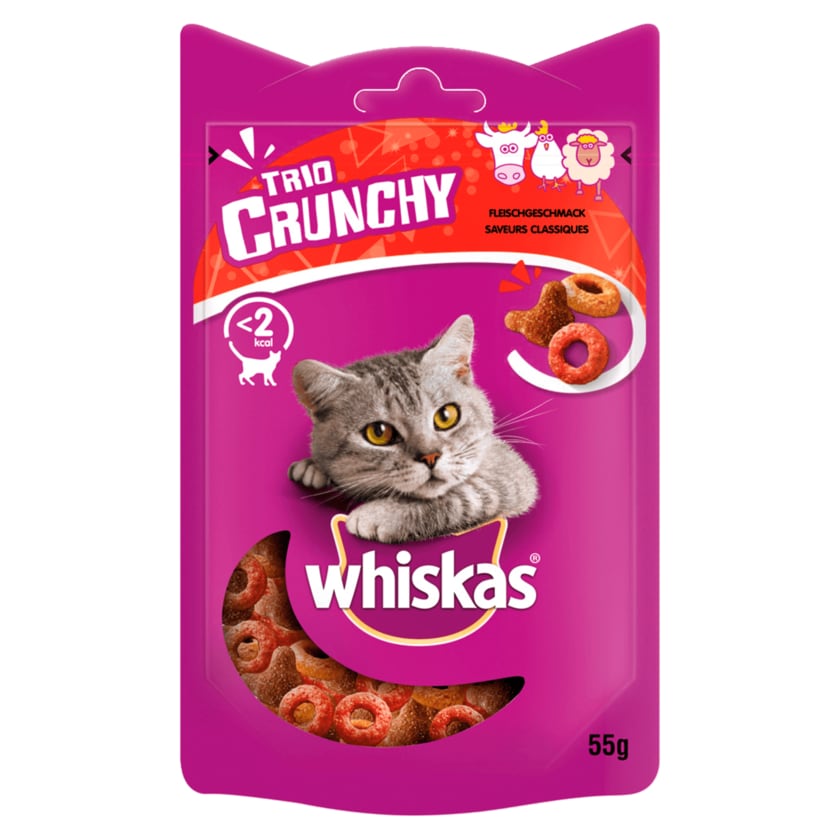 Whiskas Trio Crunchy Fleischgeschmack 55g